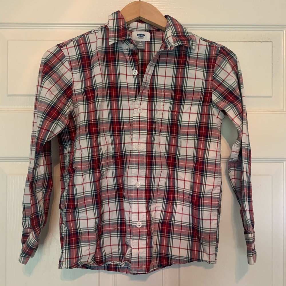 Plaid Boys Button Up